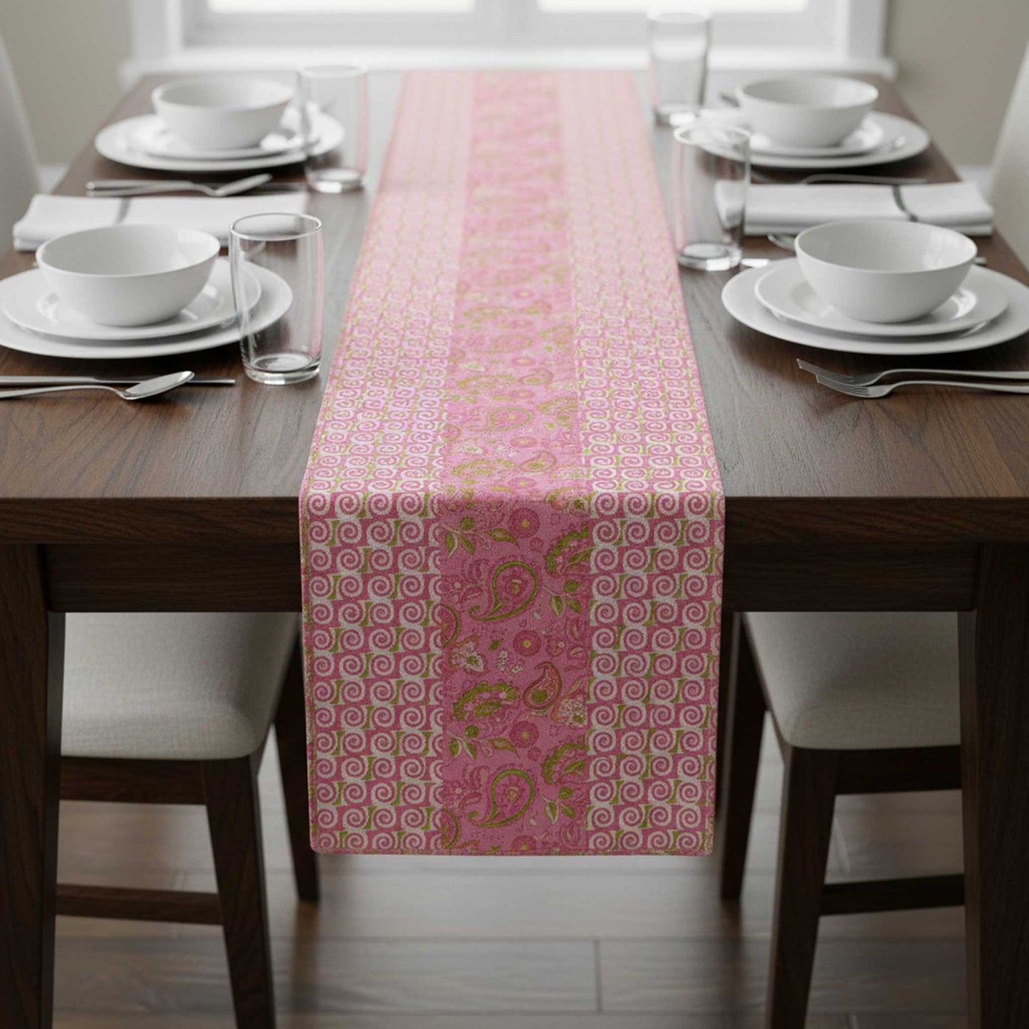 Prakriti I  Reversible Hand Block Print Cotton Runner