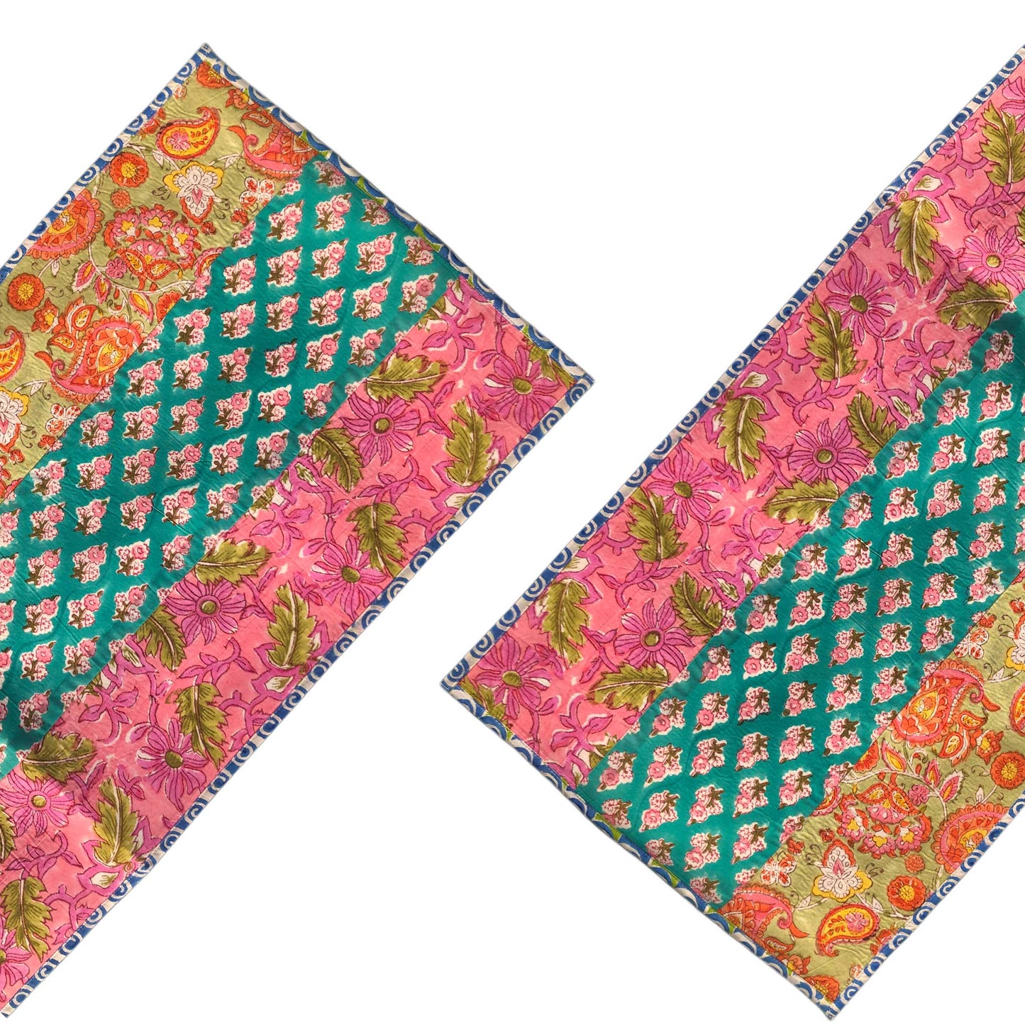 Utsav I Reversible Hand Block Print Cotton Runner