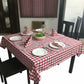 Classic Checkered Square Tablecloth 72" x 72" inches