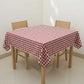 Classic Checkered Square Tablecloth 72" x 72" inches