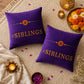 Rakhi Velvet Cushion – Siblings