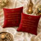Inspirational Quote Velvet Cushion  – No Matter