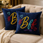 Inspirational Navy Blue Velvet Cushion  – Bff