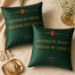 Sisters by Heart Velvet Cushion with Filler