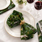 Savanah Jungle Print Cotton Napkin Set of 6 - Green