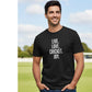 Shastra Sport T-shirt with bold text design “Live. Love. Cricket. Joy.” for true fans