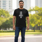 Shastra Sport T-shirt with bold text design “Live. Love. Cricket. Joy.” for true fans
