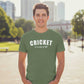 Shastra Sport T-shirt featuring bold “Cricket is way of life.” celebrating the spirit of the game