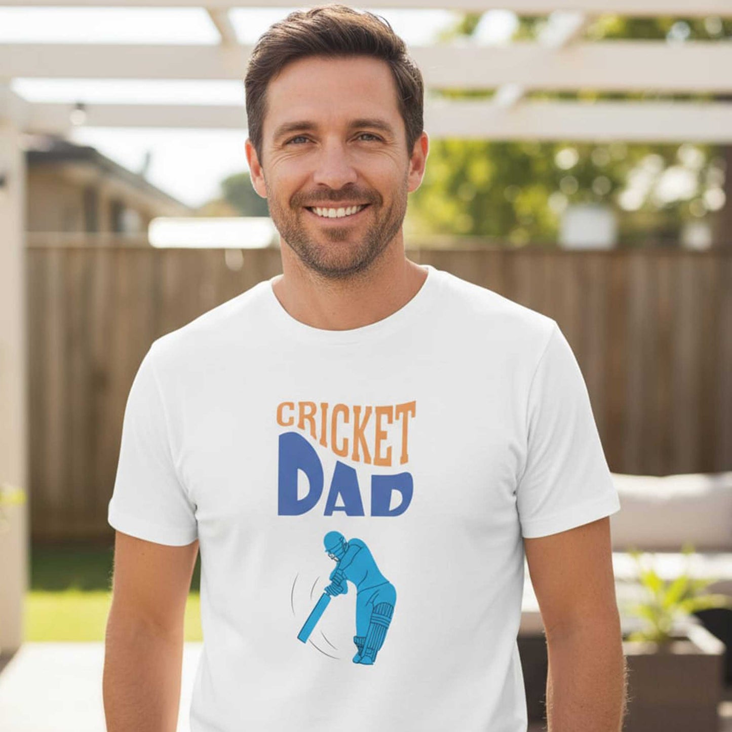 Shastra Sport T-shirt Stylish “Cricket Dad” celebrating sporty fathers, comfortable, durable, and perfect for cricket lovers